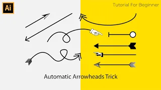 Simple Tricks to Make Arrows - Adobe Illustrator Tutorial