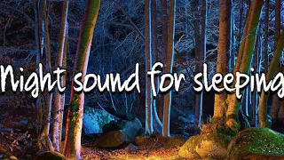 Night sound for sleeping, Night sound effects, Peaceful music, Relief music, Piano music_Soundio