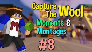 [8] (+ EPIC Clutches!) Fails & Wins | Capture The Wool (Hypixel) Moments & Montage