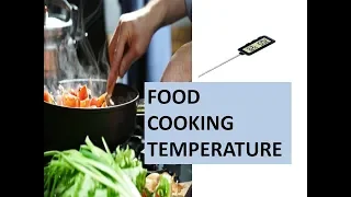 FOOD COOKING TEMPERATURE in Hindi for all foods must know to be a chef