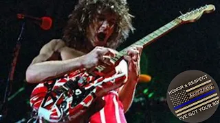 Eddie Van Halen Jamming at his house in 1974