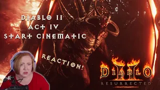 Diablo II Resurrected Act IV | Start Cinematic | REACTION