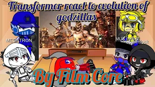 Transformers React to Evolution of Godzillas By @FilmCore | Gacha Club | Read Description