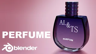 3D Modeling Perfume in a Blender | Timelapse