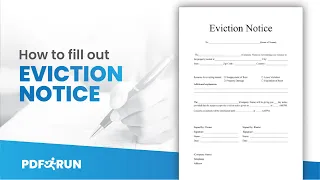 How to Fill Out Eviction Notice Online | PDFRun