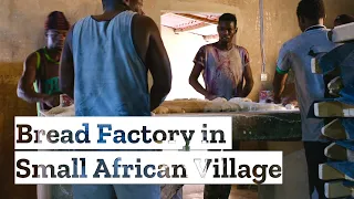 How Thousands of Baguettes are made per day | Bread factory in Senegal