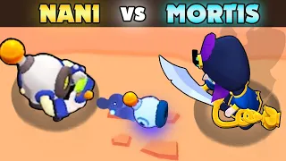 NANI vs MORTIS | 1 vs 1 | 25 Tests | Best Brawler in Brawl Stars?