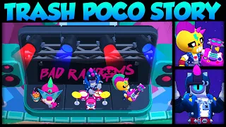 The Story of Trash Poco & Bad Randoms | Brawl Stars Story Time | Cosmic Shock