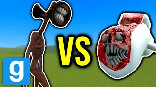 SIREN HEAD VS BRIDGE WORM!! (gmod nextbot)