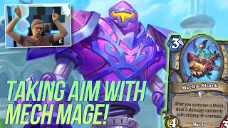 Taking Aim w/ Amulet Mech Mage! | Hearthstone Standard | Savjz