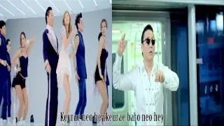 PSY - Hyuna Both Oppa Gangnam and Dadd Nae (is just my) Style [with subtitle]