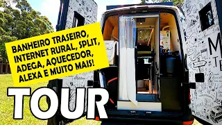 TOUR PELO MOTORHOME COM MUITAS FUNCIONALIDADES!