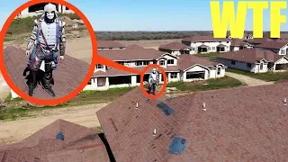 you won't believe what my drone caught on camera in this haunted ghost town (real life assassin)