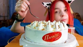 За ДОНАТ хаваю ТОРТ мукбанг/покупки/ответы на вопросы/mukbang