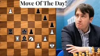 Radjabov's Chess Move Of The Day! Radjabov vs Karjakin (2012) | Chess Finishes | Spectacular Moves