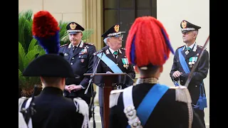 Napoli, la cerimonia del cambio della guardia al comando interregionale carabinieri Ogaden