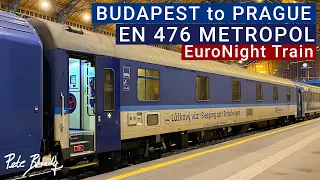TRIP REPORT | EuroNight Sleeper Budapest to Prague | EN Metropol | ČD