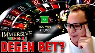 Crazy Bets on Immersive Roulette?