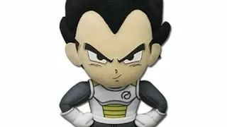 Vegeta gets turned into a marketable plushie