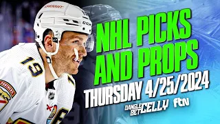 FREE NHL Picks Today! | NHL Predictions | NHL Props | NHL Stanley Cup Playoffs | NHL Picks 4/25/24