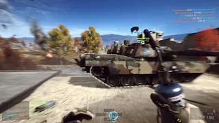 Tank Owning Caspian Border | MVP | Battlefield 4