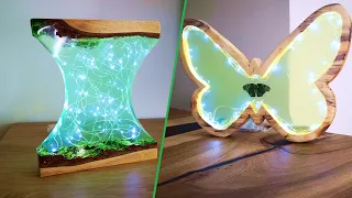 4 Amazing Epoxy Resin Night Lamps / Resin Art