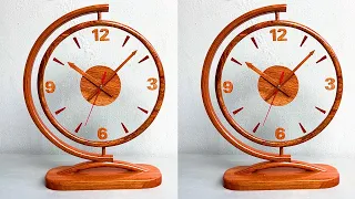 Great Woodworking Ideas /// Design A Wooden Globe  Desk Clock.