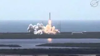 Видеокадры взрыва ракеты Falcon 9