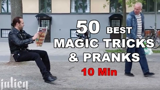 Top 50 Best Magic Tricks & Pranks in 10 minutes -Julien Magic