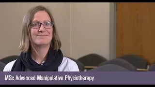 MSc Advanced Manipulative Physiotherapy - Dr Nicola Heneghan