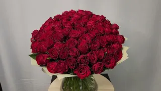 Букет из 101 красной розы Florellesi id 1189