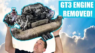 DROPPING THE ENGINE ON OUR 992 GT3! - 992 911 GT3 BUILD EPISODE 8