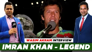 The LEGEND of IMRAN KHAN | The WASIM AKRAM Interview | #AakashVani