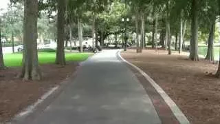 A walk around beautiful LAKE EOLA PARK in downtown ORLANDO FL