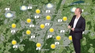 Das Wetter in München und Oberbayern vom 19. Dezember 2016