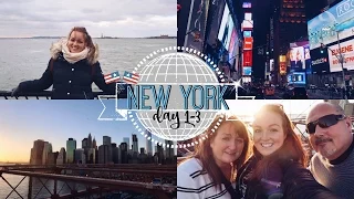 NEW YORK DAY 1-3 | TIMES SQ & BROOKLYN BRIDGE! ♡ | brogantatexo