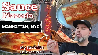 Pizza review: SAUCE PIZZERIA (Manhattan, NYC) My favorite thin-crust pizza?