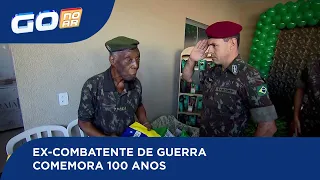 EX-COMBATENTE DE GUERRA COMEMORA 100 ANOS
