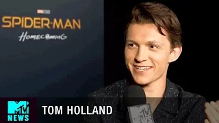 Tom Holland is Just as Excited as Fans for the New 'Spider-Man: Homecoming' Trailer | MTV News