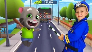 Vlad and Niki run vs talking tom gold run game #raeedgamertv