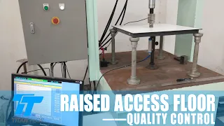 Raised Access Floor Quality Control, Steel Cement Riased Floor Test - Titanflor