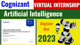 Cognizant Virtual Internship with certificate | Artificial Intelligence | online ai internship |