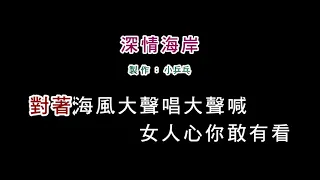 (伴奏版)詹雅雯-深情海岸(DIY卡拉OK字幕)