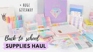 Back to School Supplies Haul & Giveaway ✏️  My new stationery faves!