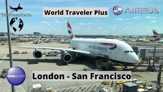 British Airways A380 |LHR-SFO| World Traveller Plus