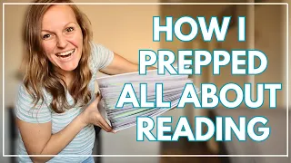 THE BEST TIPS FOR PREPPING ALL ABOUT READING | How to Set Up All About Reading | Homeschool Reading
