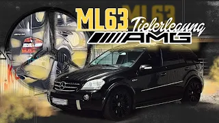 ㅅ⃝ Mercedes Benz W164 als ML 63 AMG Bekommt seinen Feinschliff durch Tieferlegung / mit Anleitung ㅅ⃝