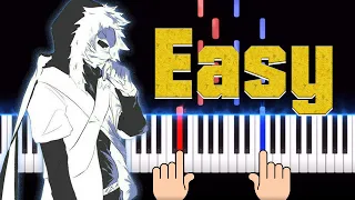 Undertale   Fallen Down (Reprise)   EASY Piano Tutorial + Music Sheets