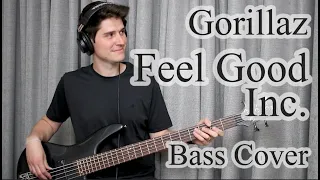 Gorillaz - Feel Good Inc. (Bass Cover With Tab)