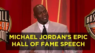 The Secret to Michael Jordan's Success (2009 Hall of Fame Speech Highlights)
